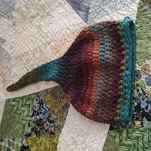 COPY - Autumn rainbow elf hat